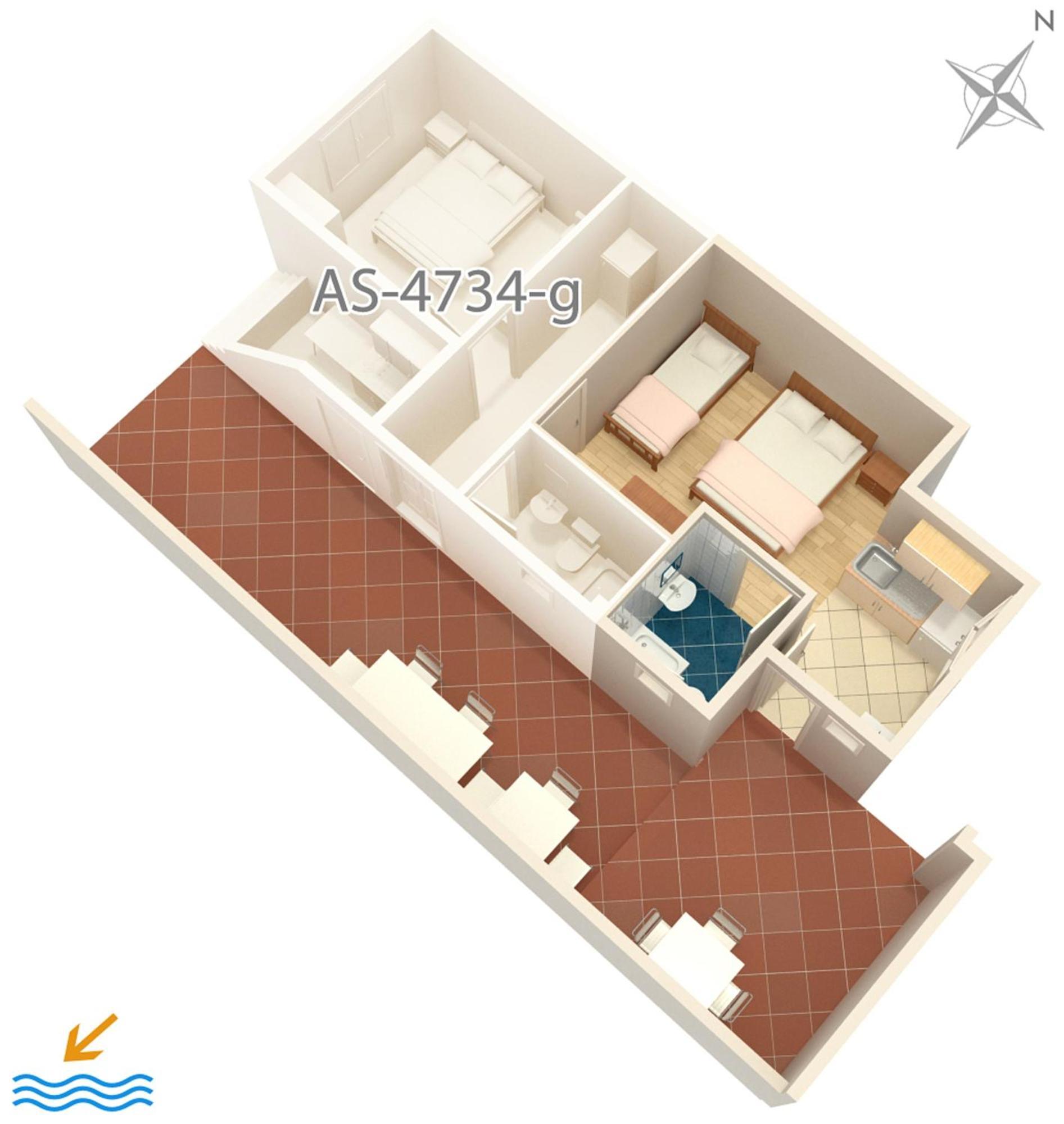 Apartments By The Sea Podaca, Makarska - 4734 Buitenkant foto